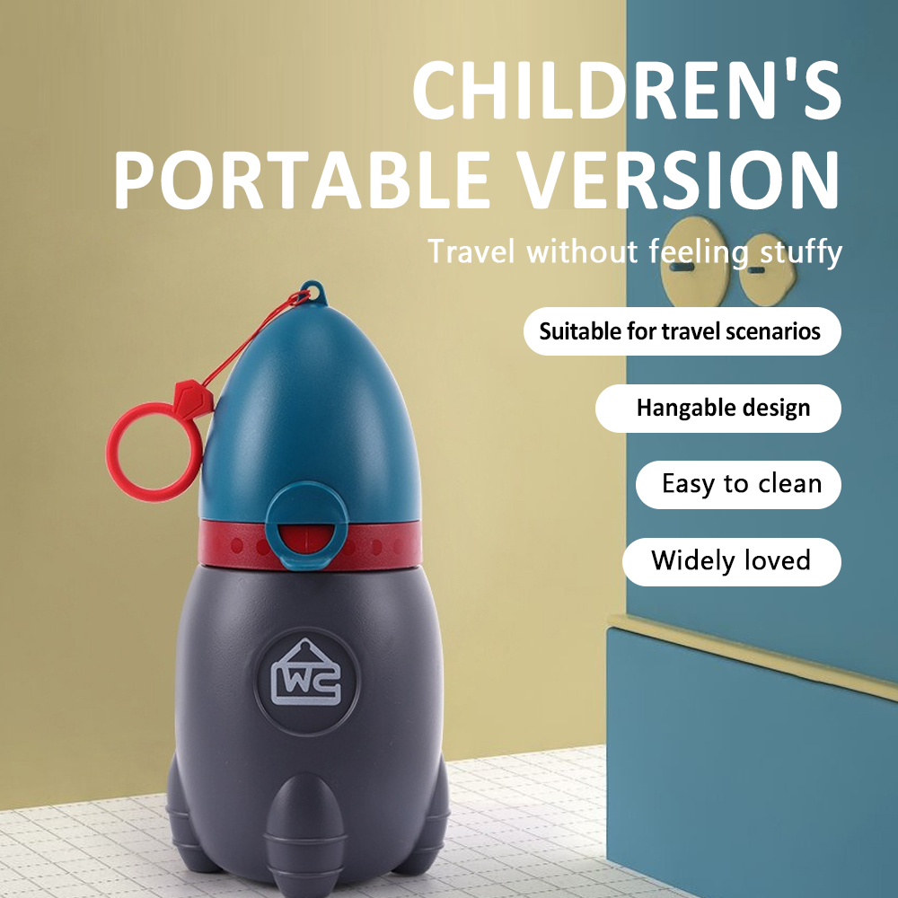 Kids Outdoor Urinal - Children's Portable Rocket Urinal Potty Training