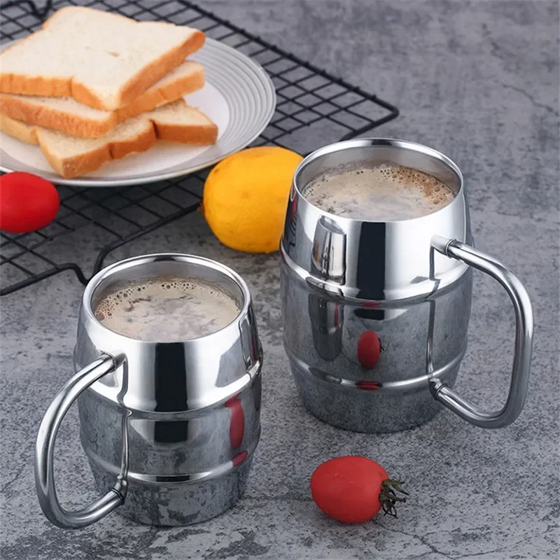 Outdoor Kid Friendly - New 450/500ML Double Stainless Steel Beer