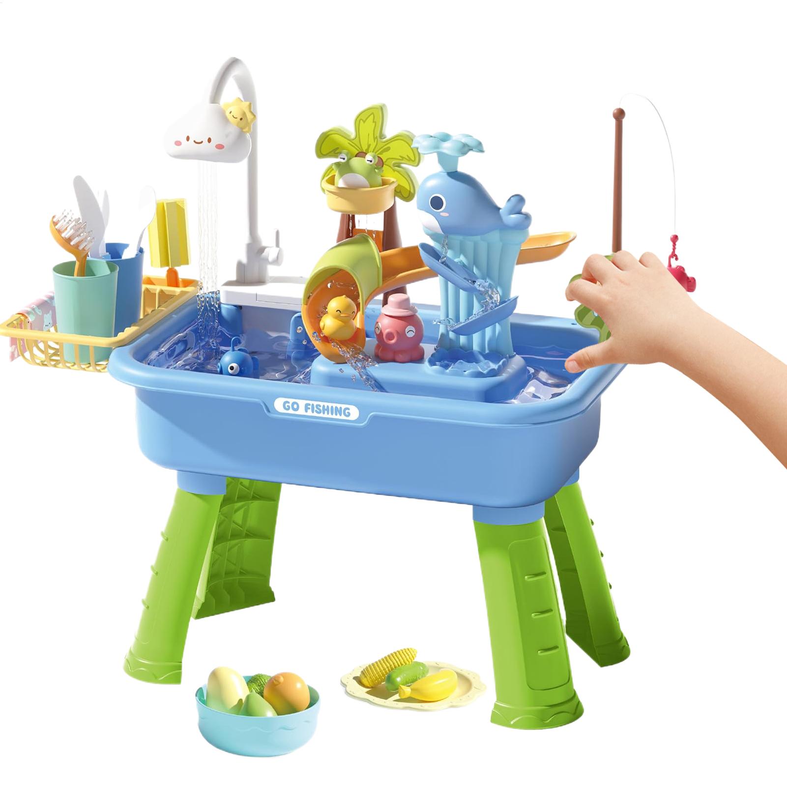 Kids Outdoor Water Play Table - Children's kitchen toys electric water play