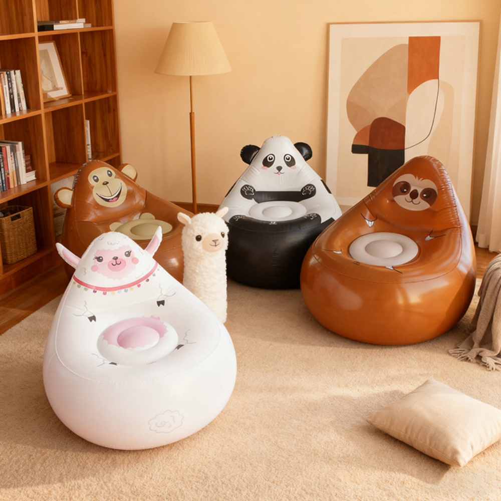 Outdoor Kid Friendly - Cartoon Kids PVC Inflatable Sofa Soft