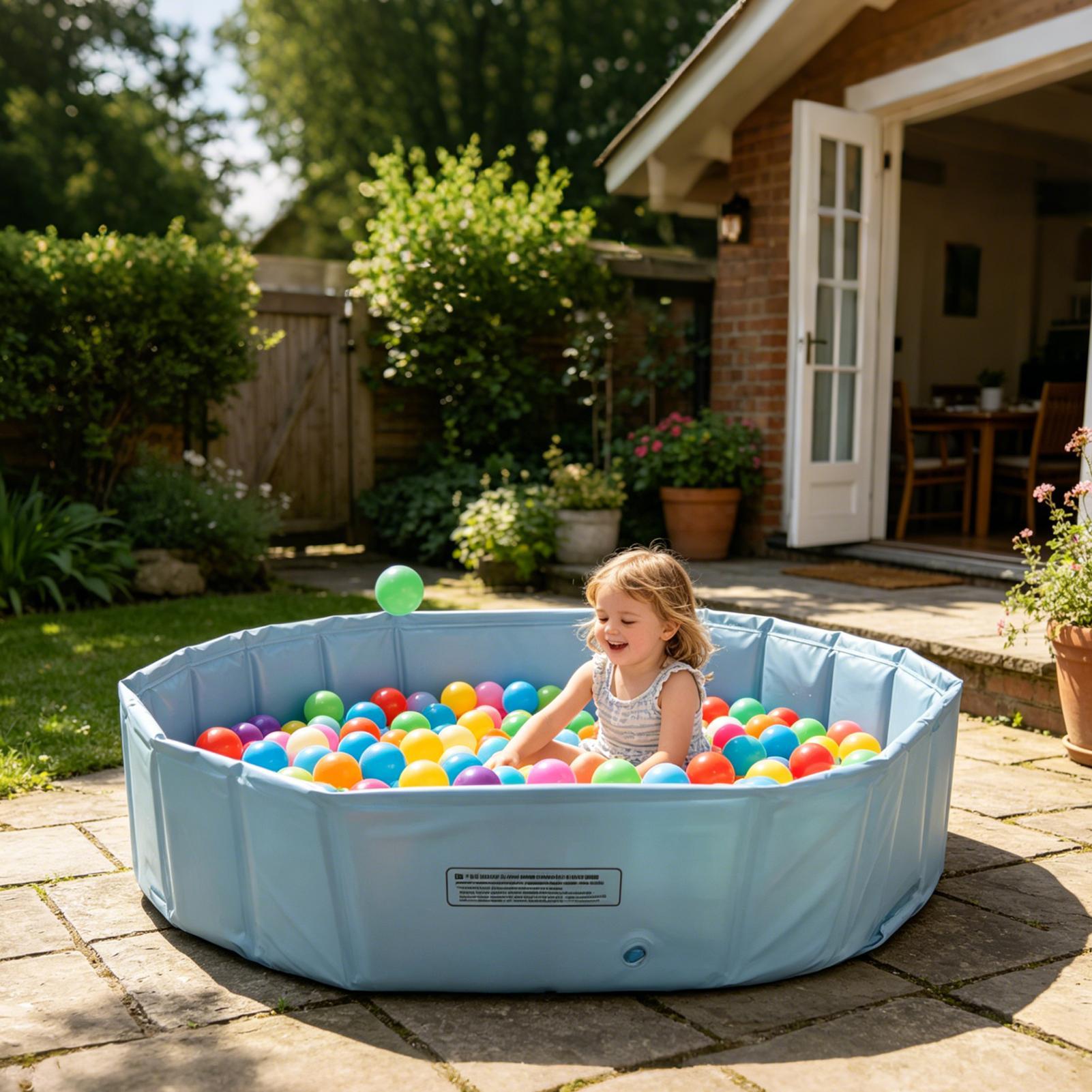 Outdoor Kid Friendly - Outdoor Foldable Pet Swimming Pool Portable