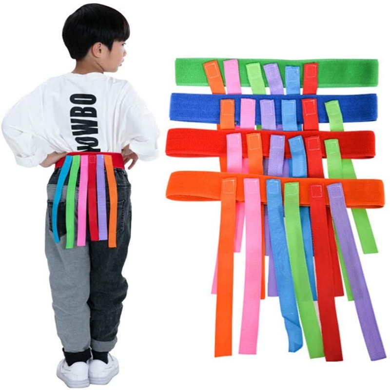 Kids Outdoor Jumping - Kids Interactive Catch Tail Games Belt