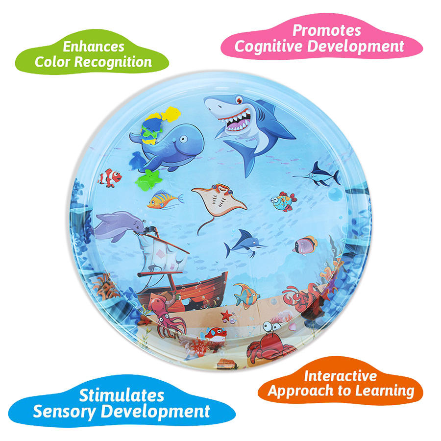 Slip Slide Water Mat - Water Sensory Play Mat Thickened Inflatable
