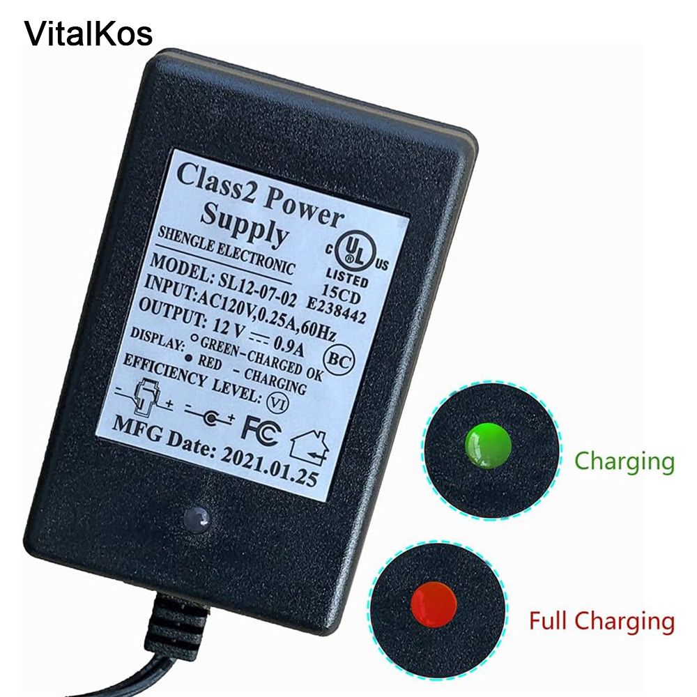 Ride On Toy Car - VitalKos 12V Child Ride-Ons Toys Charger