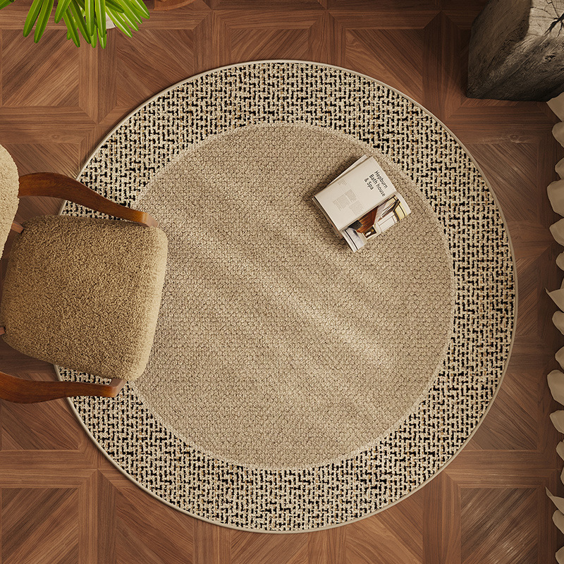 Kids Outdoor Lawn Chair - VIKAMA Round Office Carpet, European-Style Living