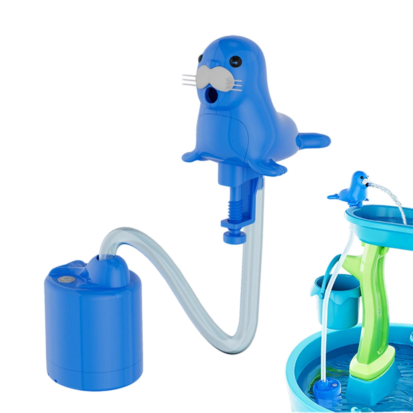 Kids Outdoor Water Play Table - Rechargeable Spray Pump For Water Table