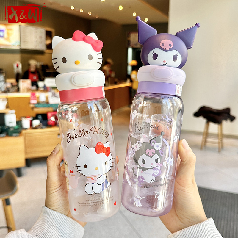 Outdoor Kid Friendly - X&W Kawaii Sanrio Doll Transparent Cup