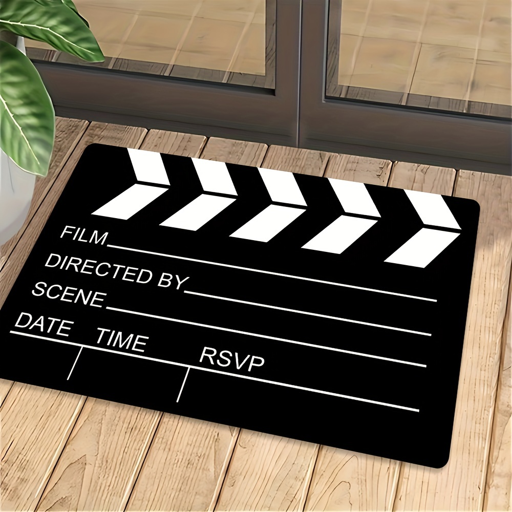 Kids Outdoor Movie Night - Vintage Projector Theme Movie Night Clapperboard