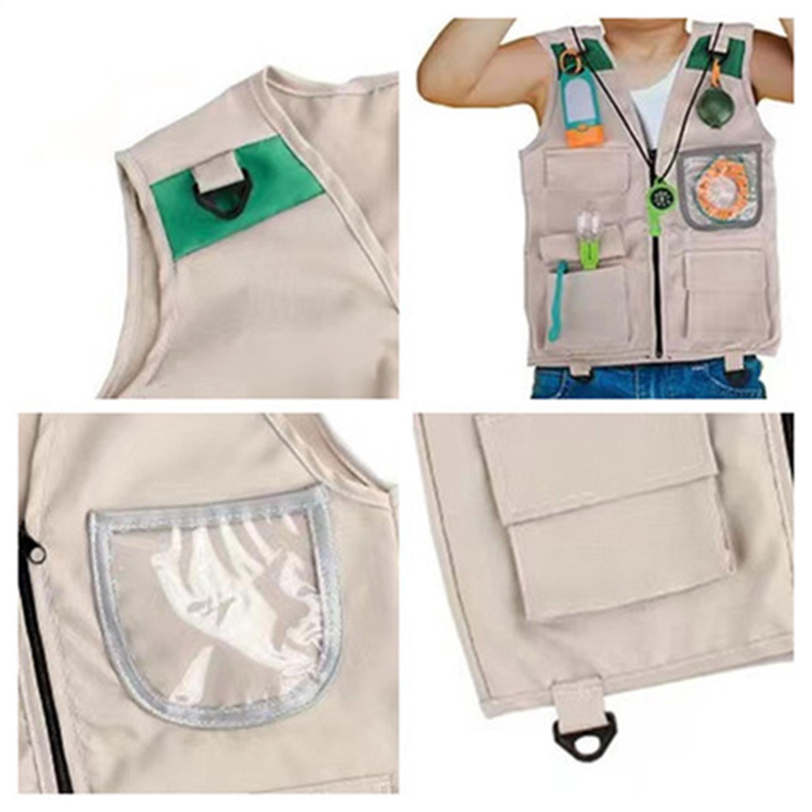 Kids Outdoor Zoo - Kids Fishing Vest Sleeveless Costume Jacket