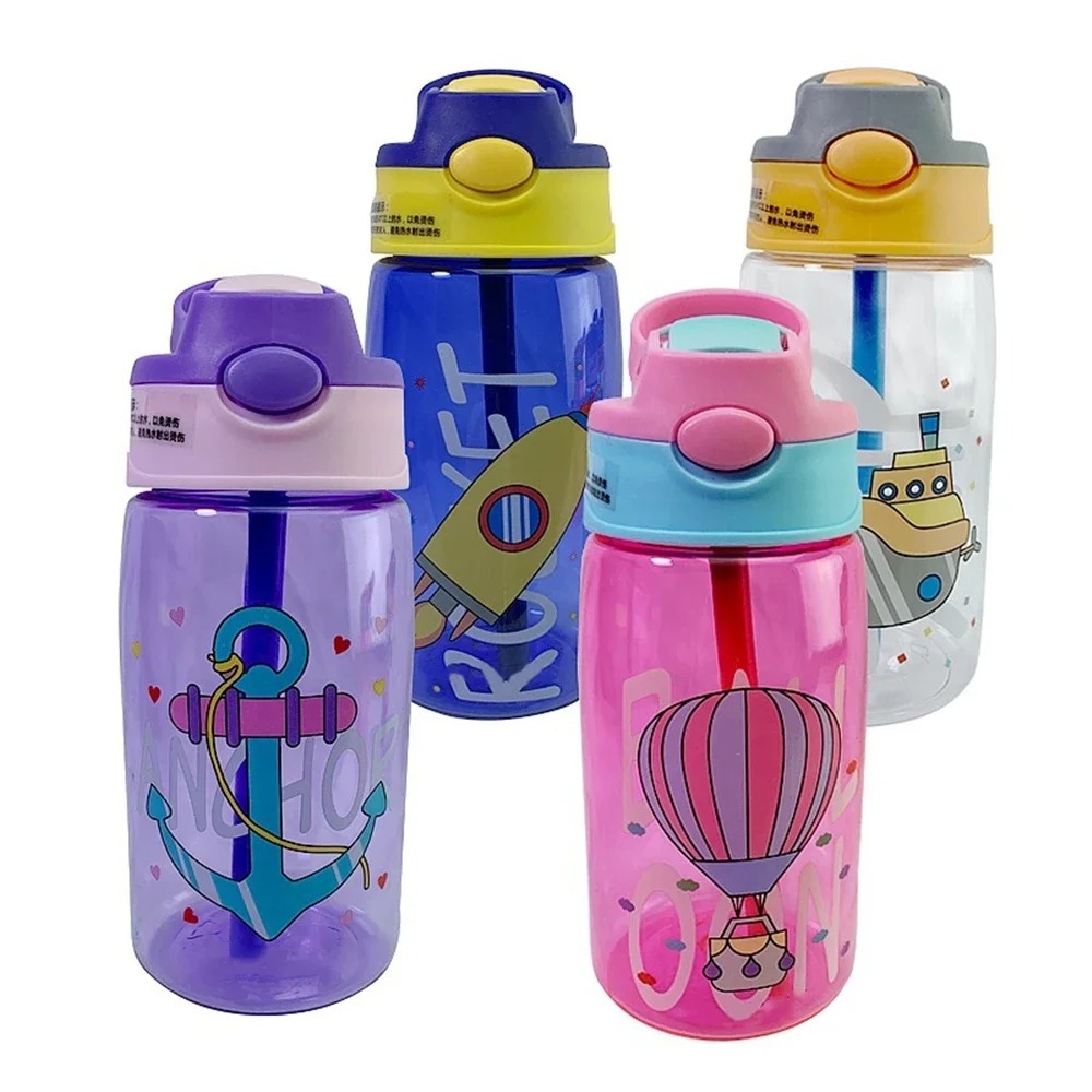 Outdoor Kid Friendly - Kids Water Sippy Cup Creative Cartoon
