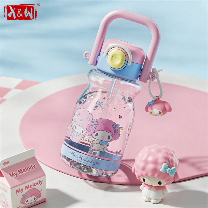 X&W Sanrio Kuromi Water Cup 65 - Outdoor Kid Friendly 评论和价格