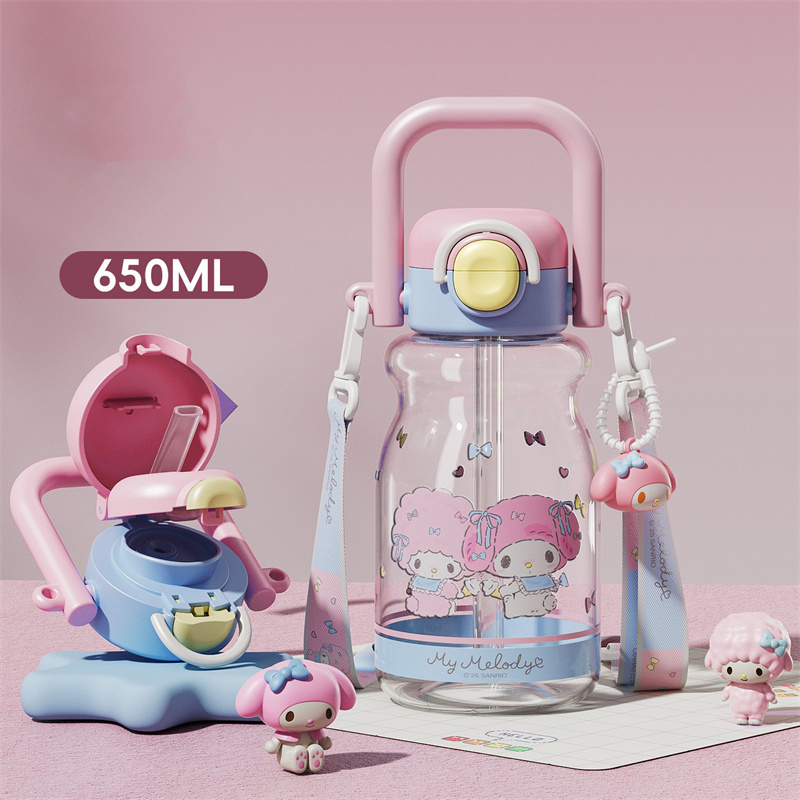 X&W Sanrio Kuromi Water Cup 65 - Outdoor Kid Friendly 评论和价格