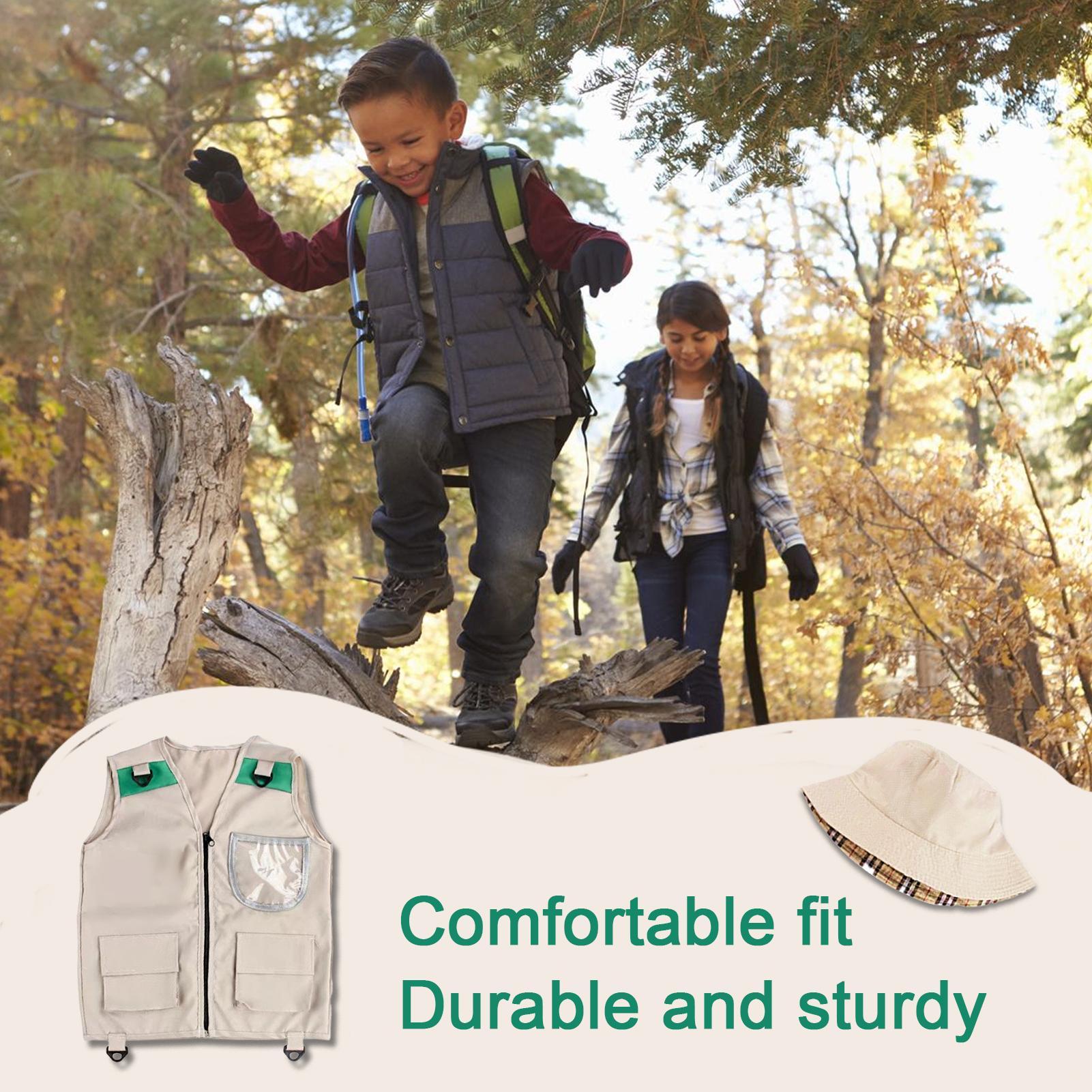 Fishing Vest Kids Camping Outf - Kids Outdoor Zoo 评论和价格