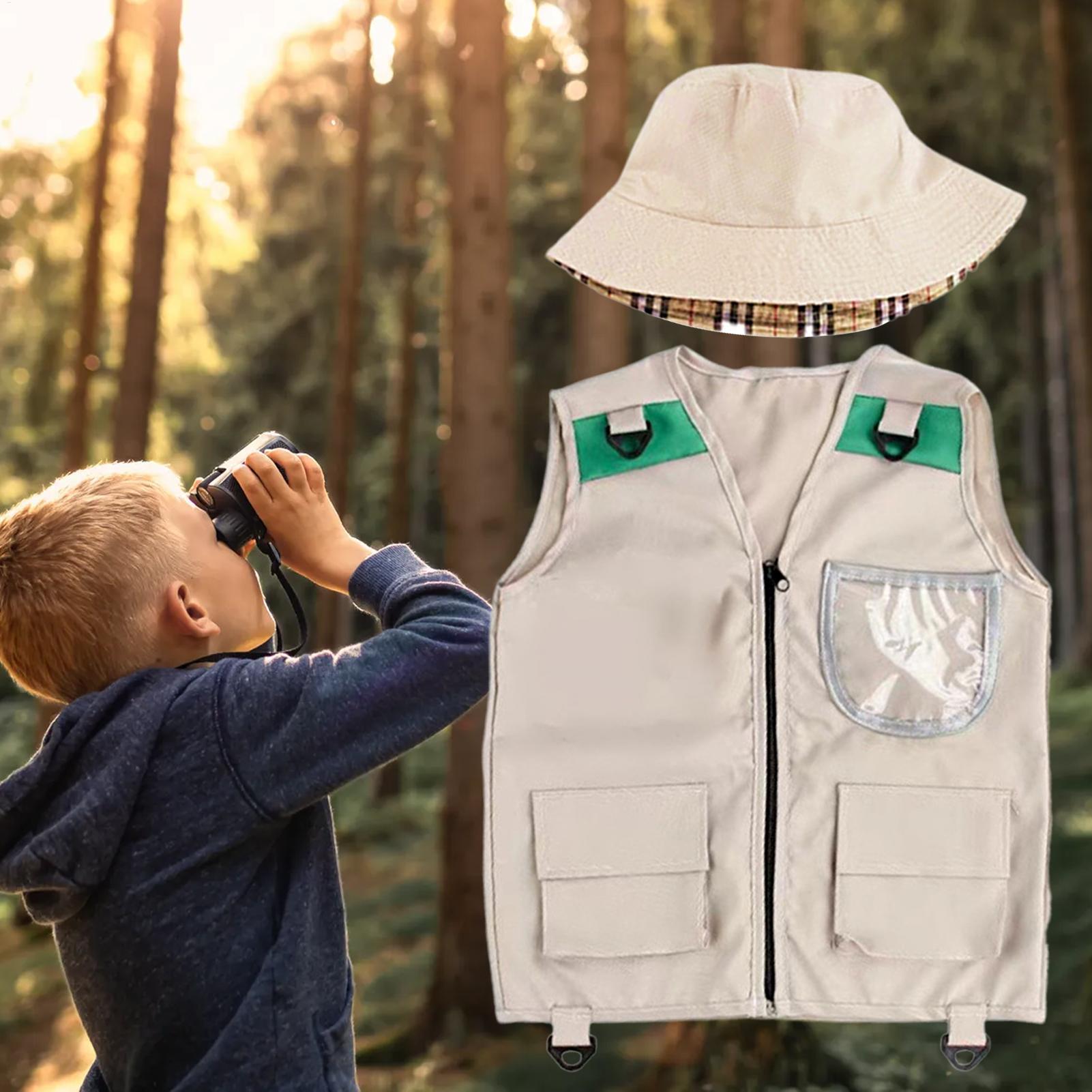 Fishing Vest Kids Camping Outf - Kids Outdoor Zoo 评论和价格