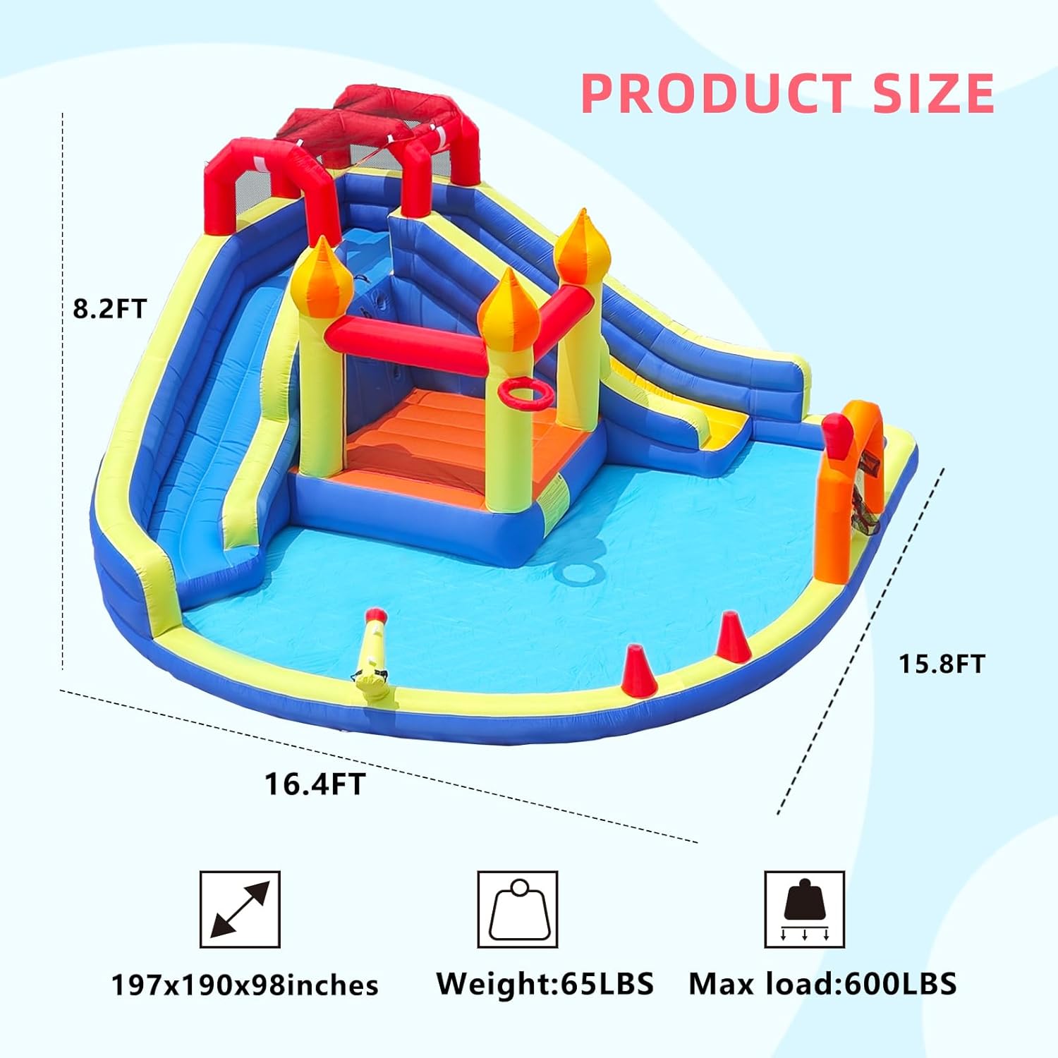 Kids Jumping Castle with Two L - Kids Outdoor Jumping 评论和价格