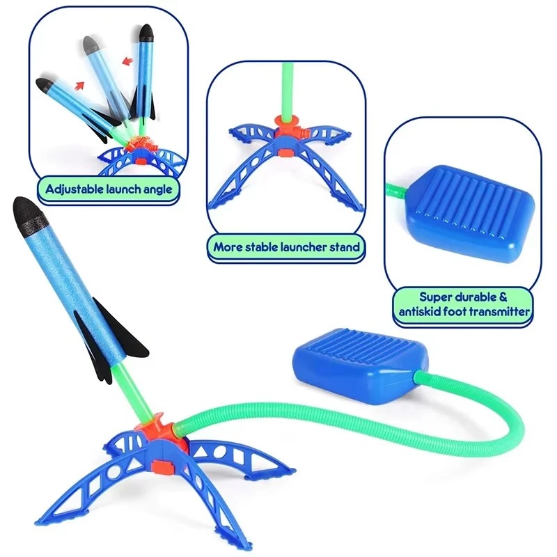 Air Rocket Foot Pump Launcher  - Kids Outdoor Jumping 评论和价格
