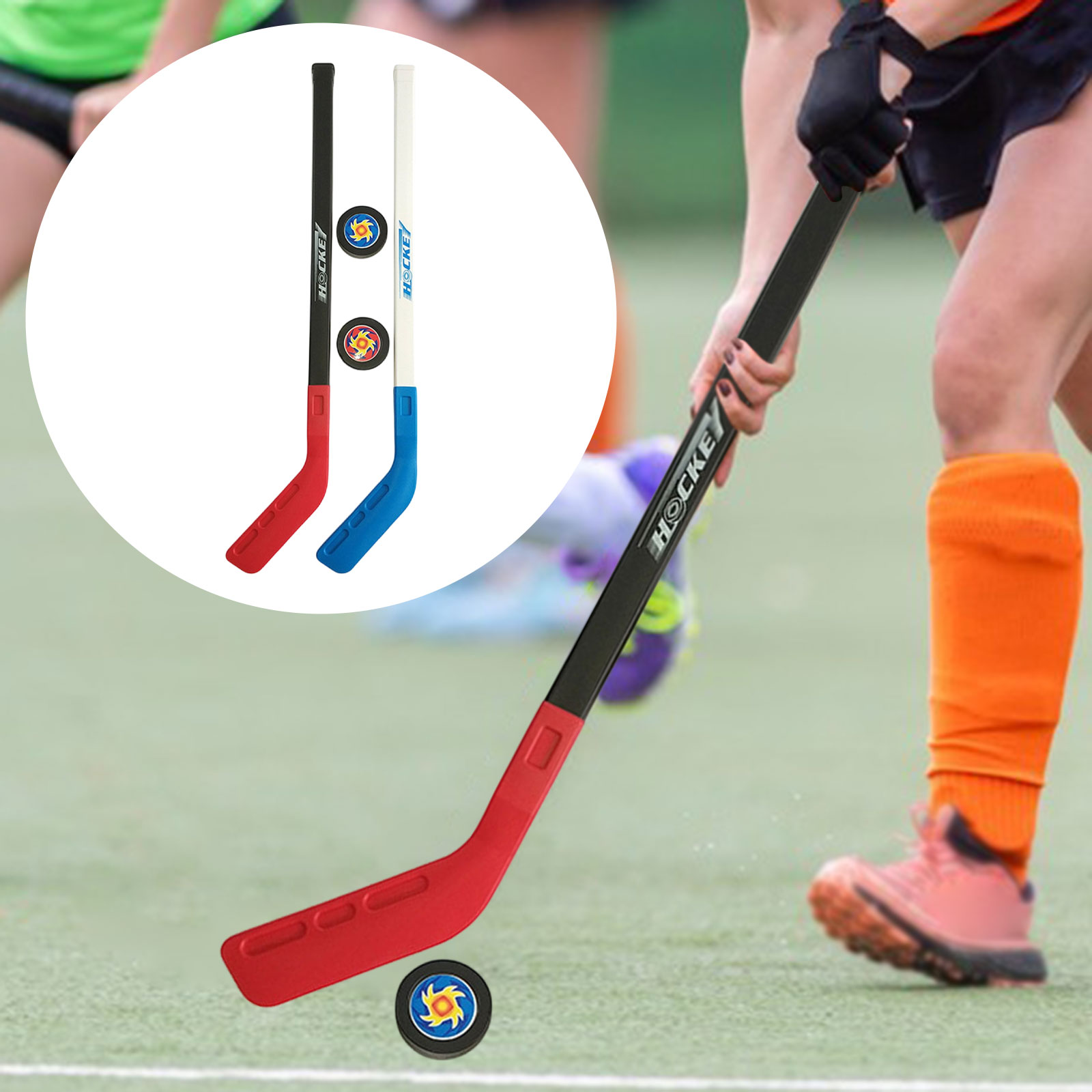 Kids Hockey Sticks and Ball Se - Kids Outdoor Hockey Sticks 评论和价格