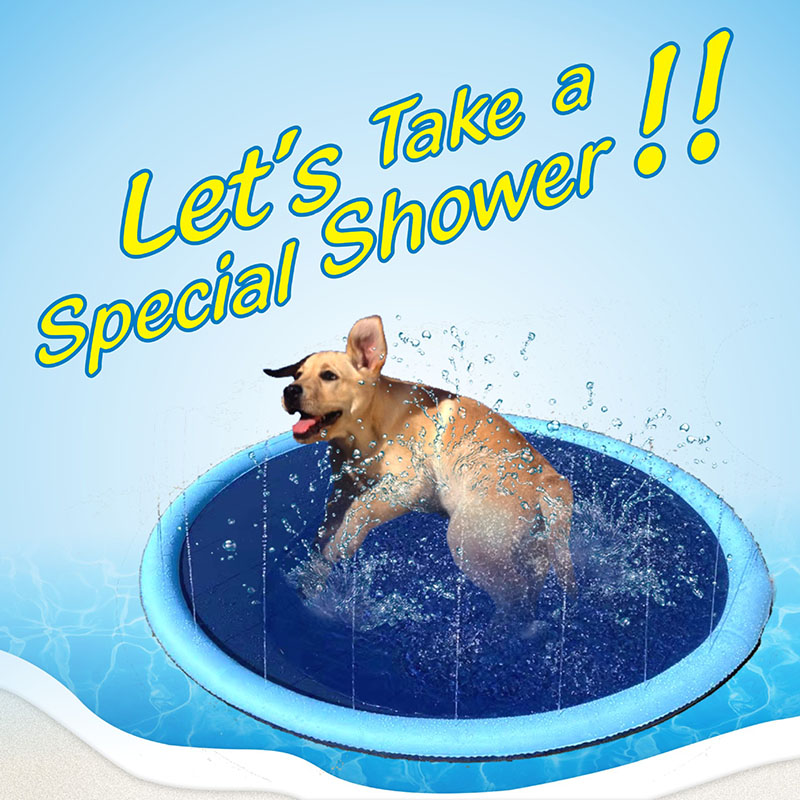 Summer Pet Swimming Pool Infla - Slip Slide Water Mat 评论和价格