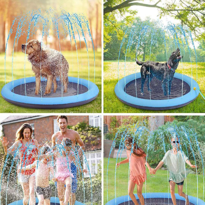 Summer Pet Swimming Pool Infla - Slip Slide Water Mat 评论和价格