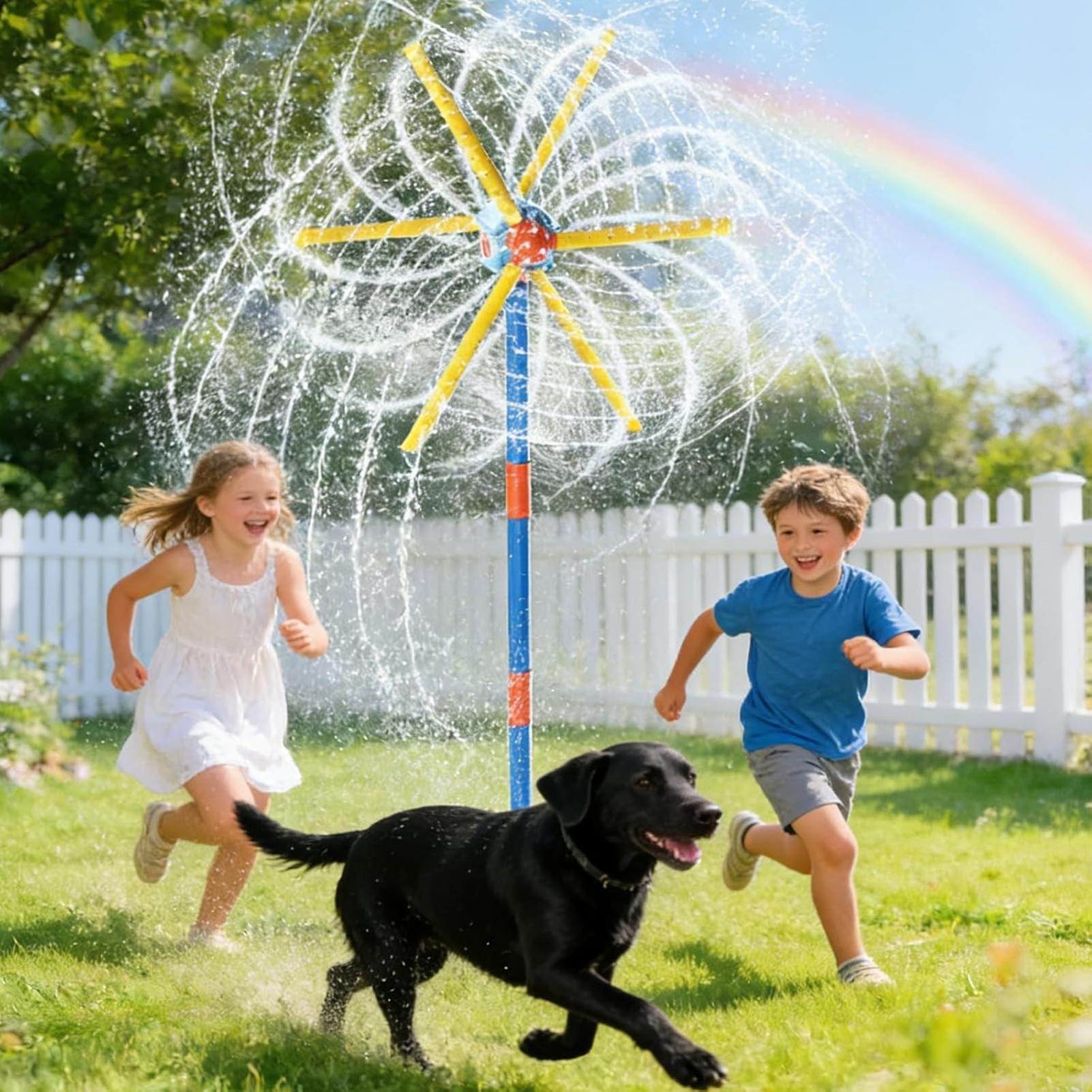 Kids Sprinkler Windmill Fun Sp - Kids Outdoor Water Park 评论和价格