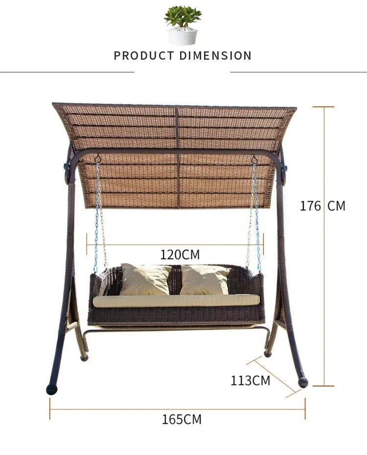 Hot sale2-Person Garden Rattan - Kids Outdoor Lawn Chair 评论和价格