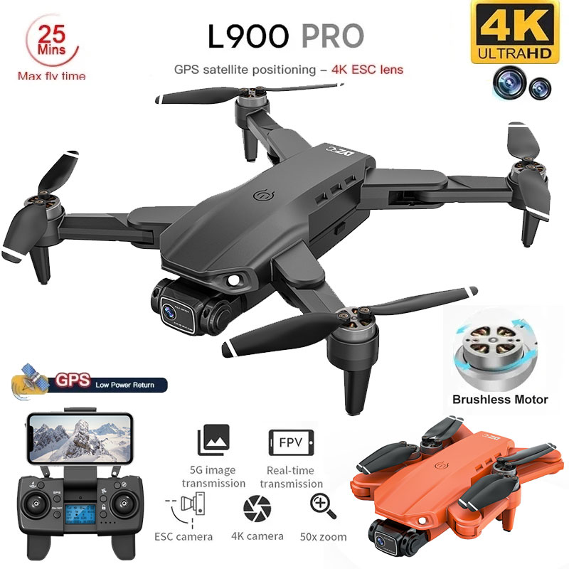 L900 Pro GPS Drone 4K Professi - Kids Outdoor Toy Storage 评论和价格