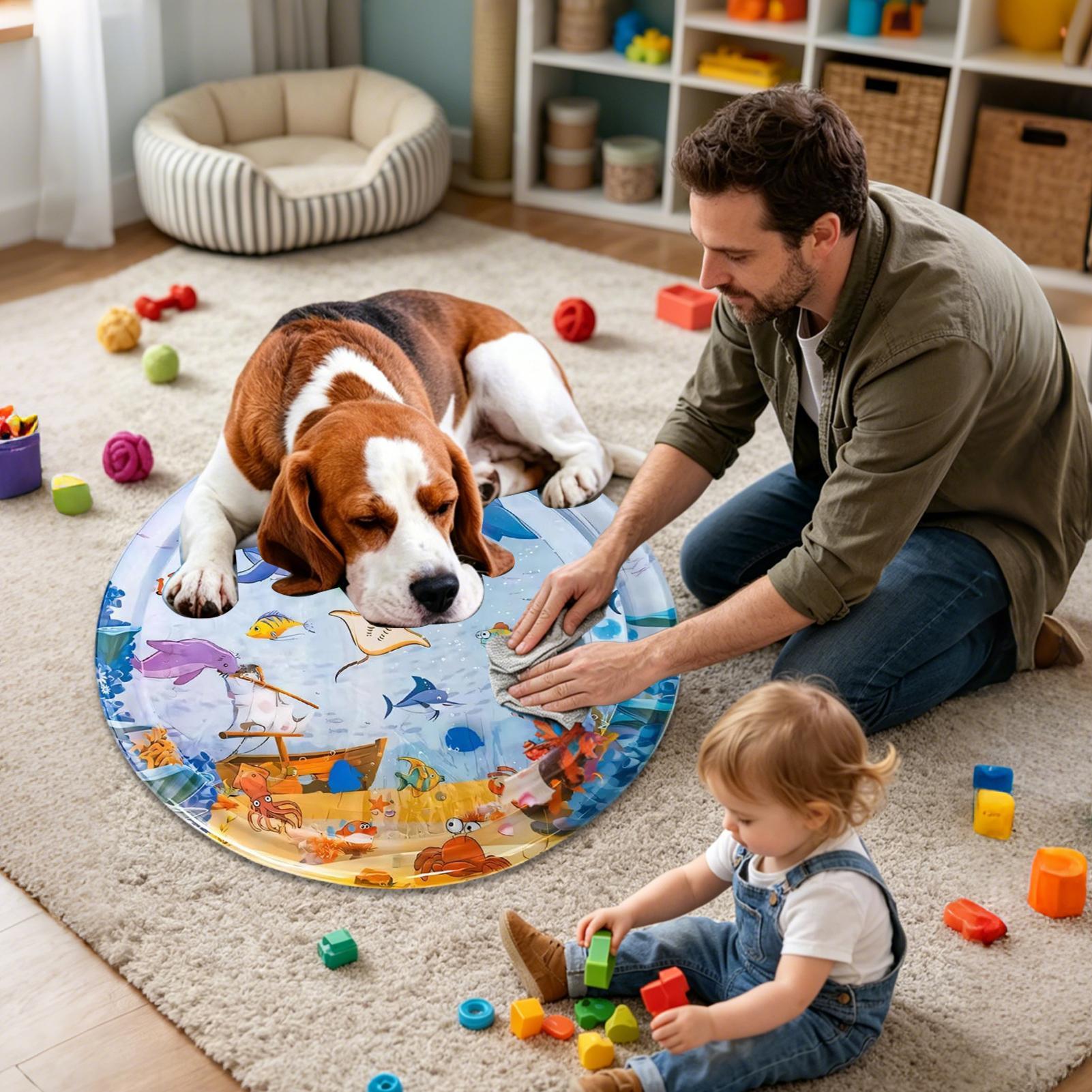 Thicken Interactive Cat Play M - Slip Slide Water Mat 评论和价格
