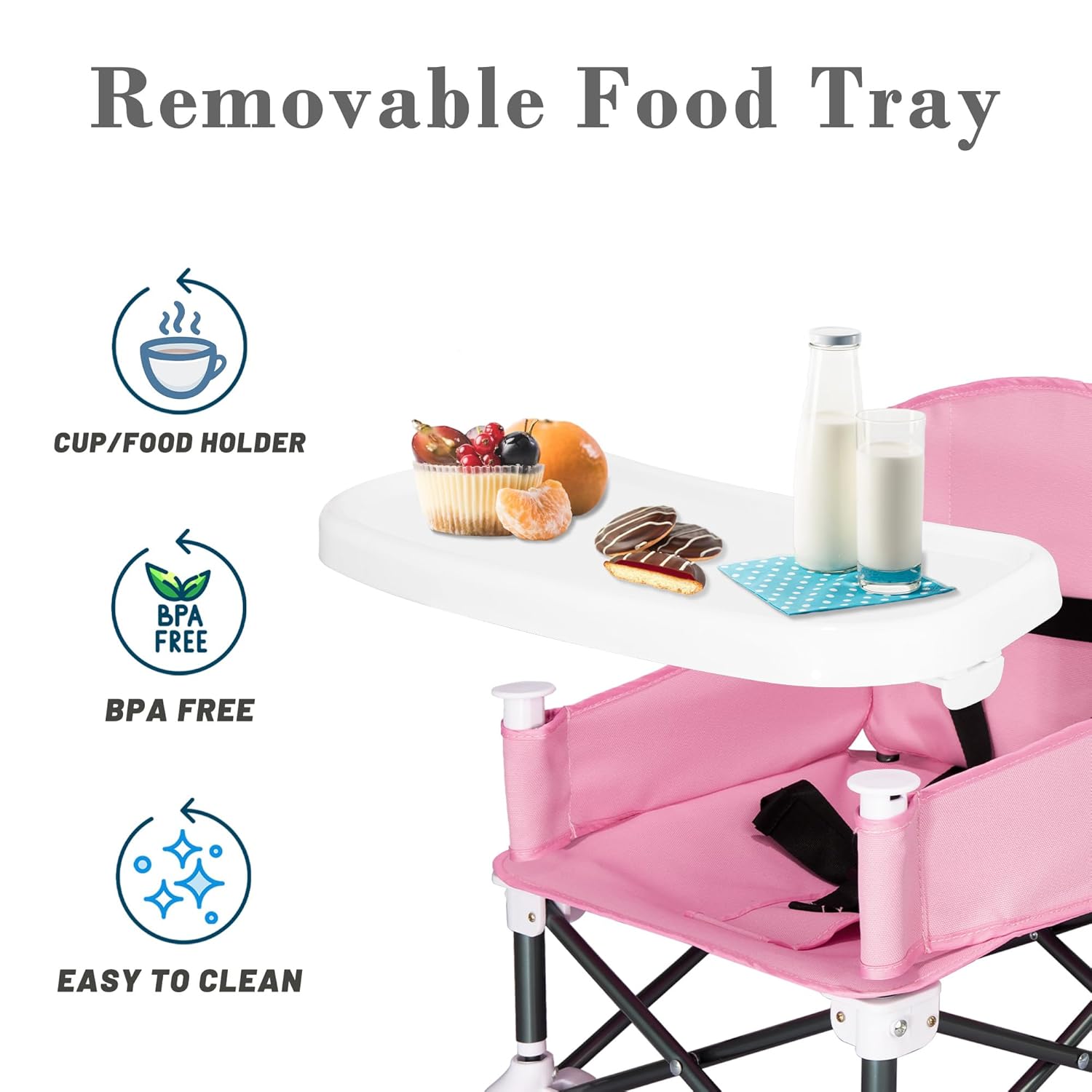 Portable Baby Seat Travel Comp - Kids Outdoor Lawn Chair 评论和价格