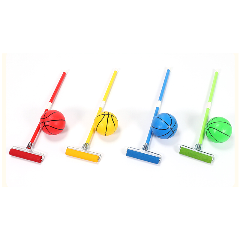 Kids Wood Push Ball Toy Funny  - Kids Outdoor Hockey Sticks 评论和价格
