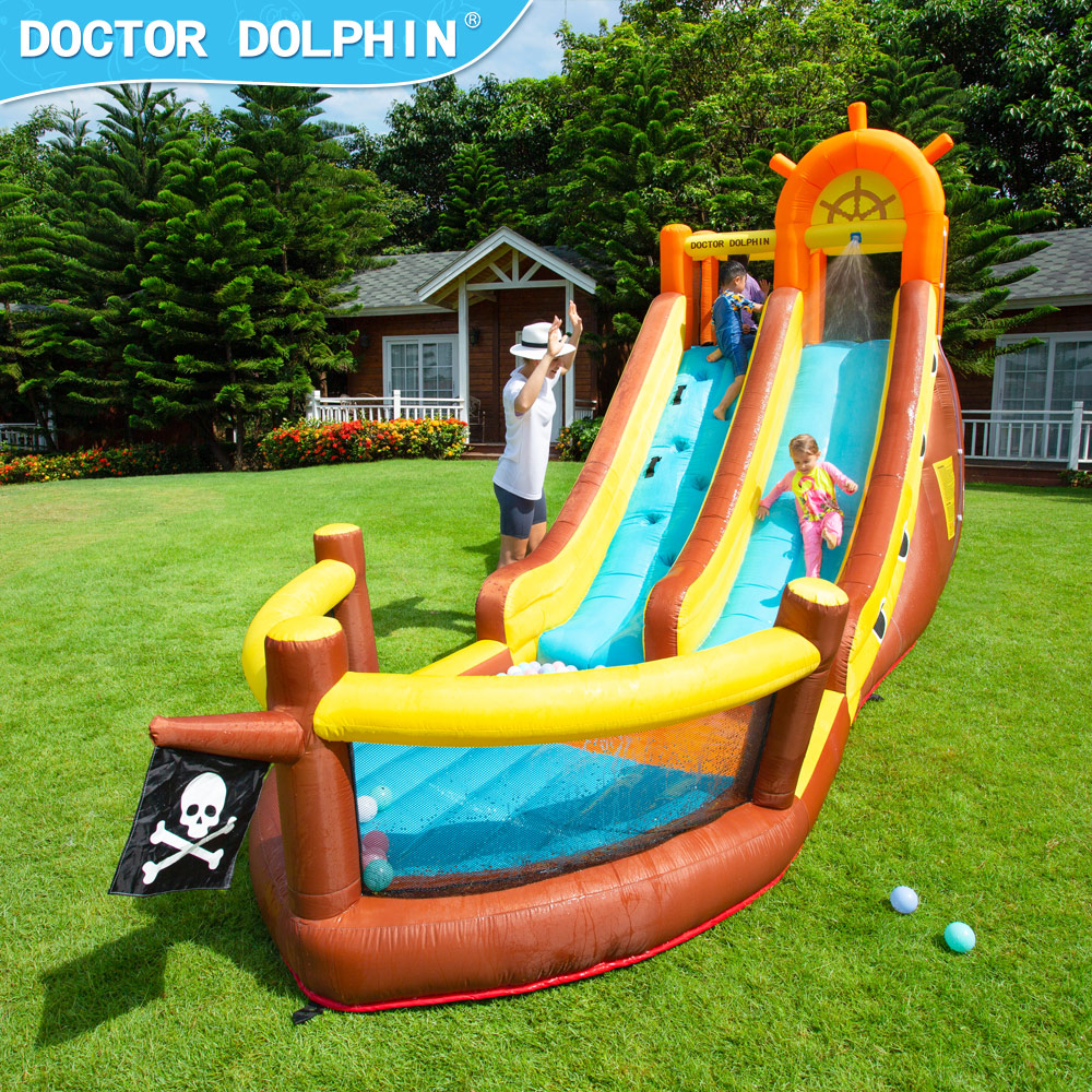 Doctor Dolphin Pirate Ship Out - Kids Outdoor Jumping 评论和价格