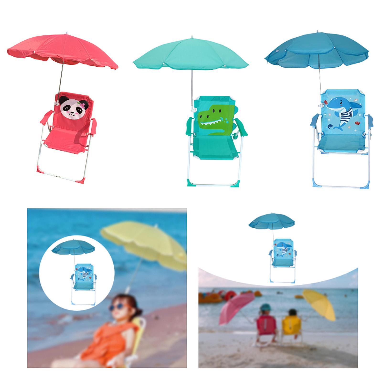 Kids Beach Chairs with Umbrell - Kids Outdoor Lawn Chair 评论和价格