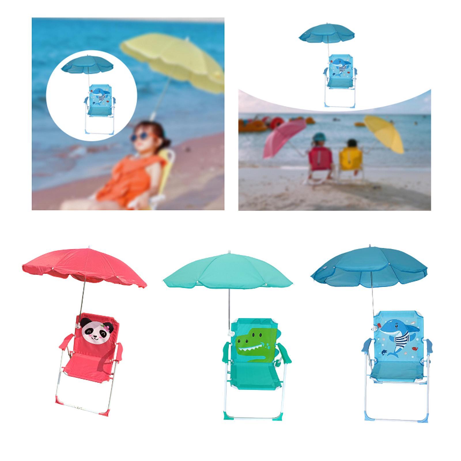 Kids Beach Chairs with Umbrell - Kids Outdoor Lawn Chair 评论和价格