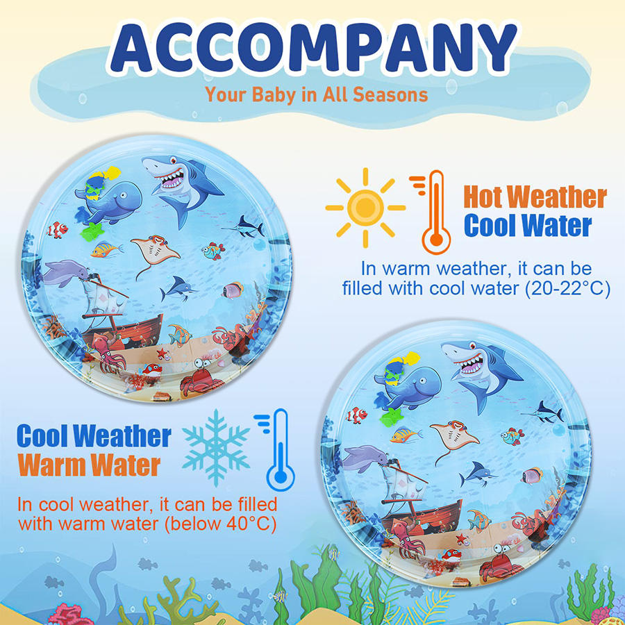 Water Sensory Play Mat Thicken - Slip Slide Water Mat 评论和价格