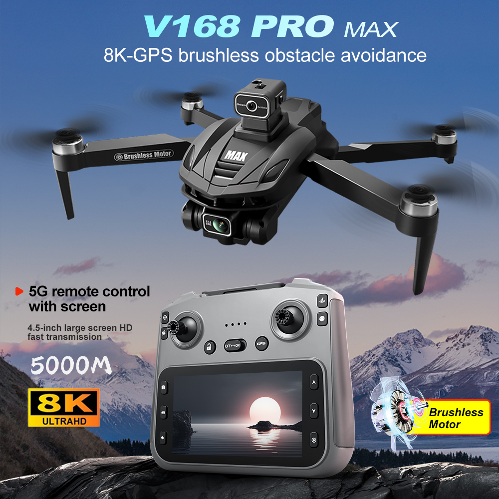 V168 PRO Max GPS Drone 8K Prof - Kids Outdoor Toy Storage 评论和价格