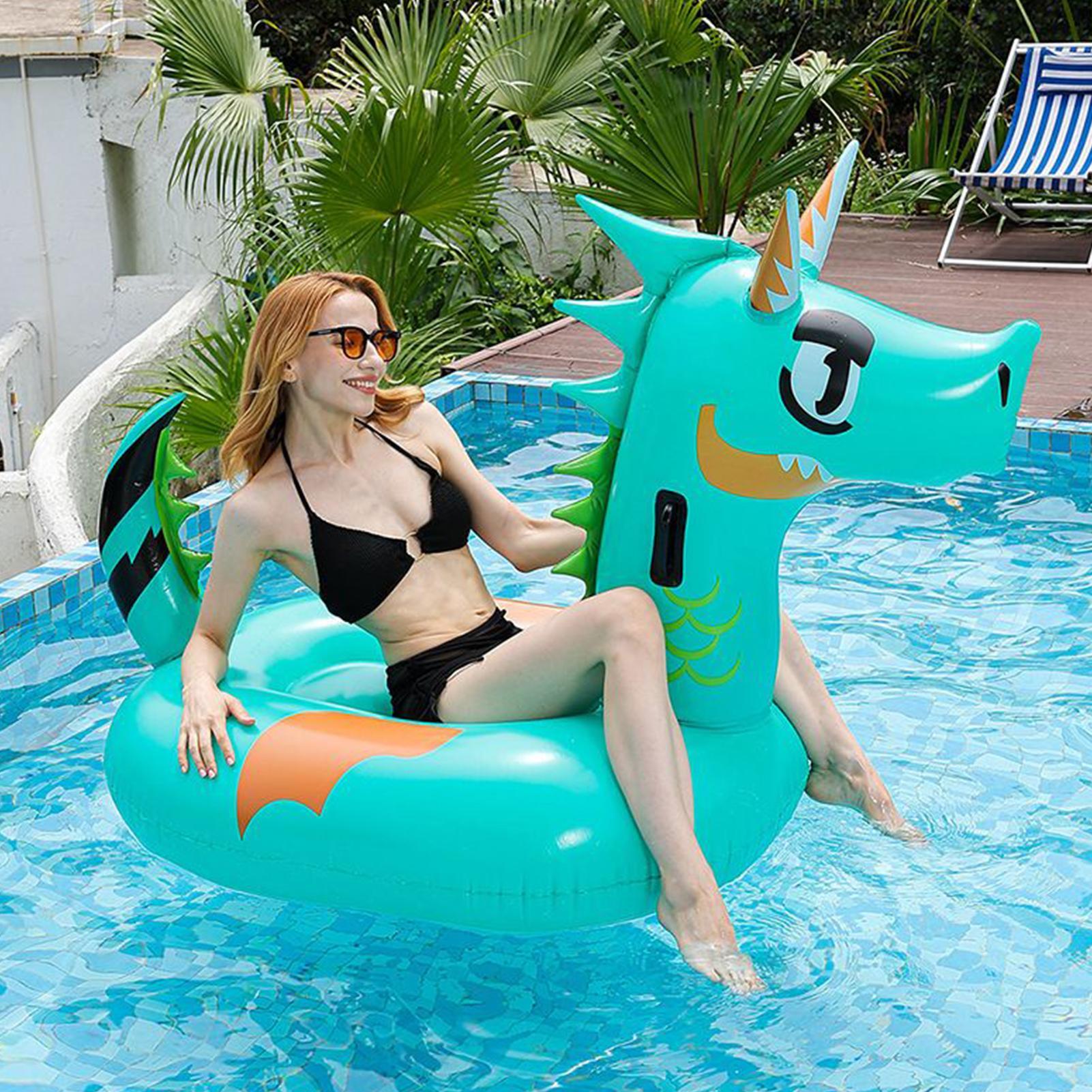 Pool Floats Adult Dragon Infla - Kids Outdoor Loungers 评论和价格