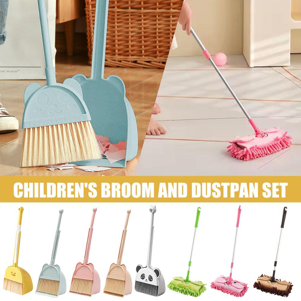 Mini Children Broom and Dustpa - Kids Outdoor Broom 评论和价格