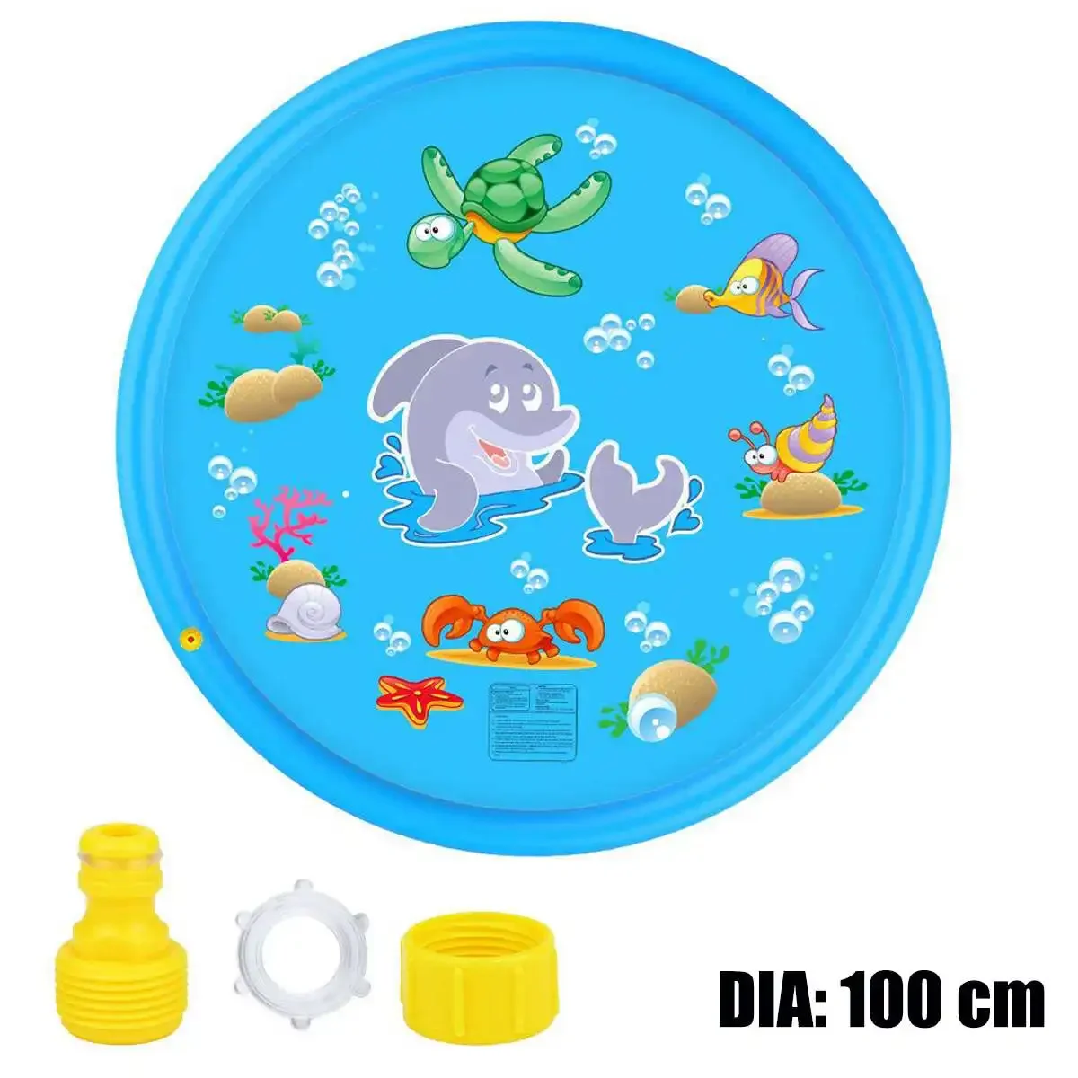 100/170cm Kids Outdoor Funny T - Slip Slide Water Mat 评论和价格