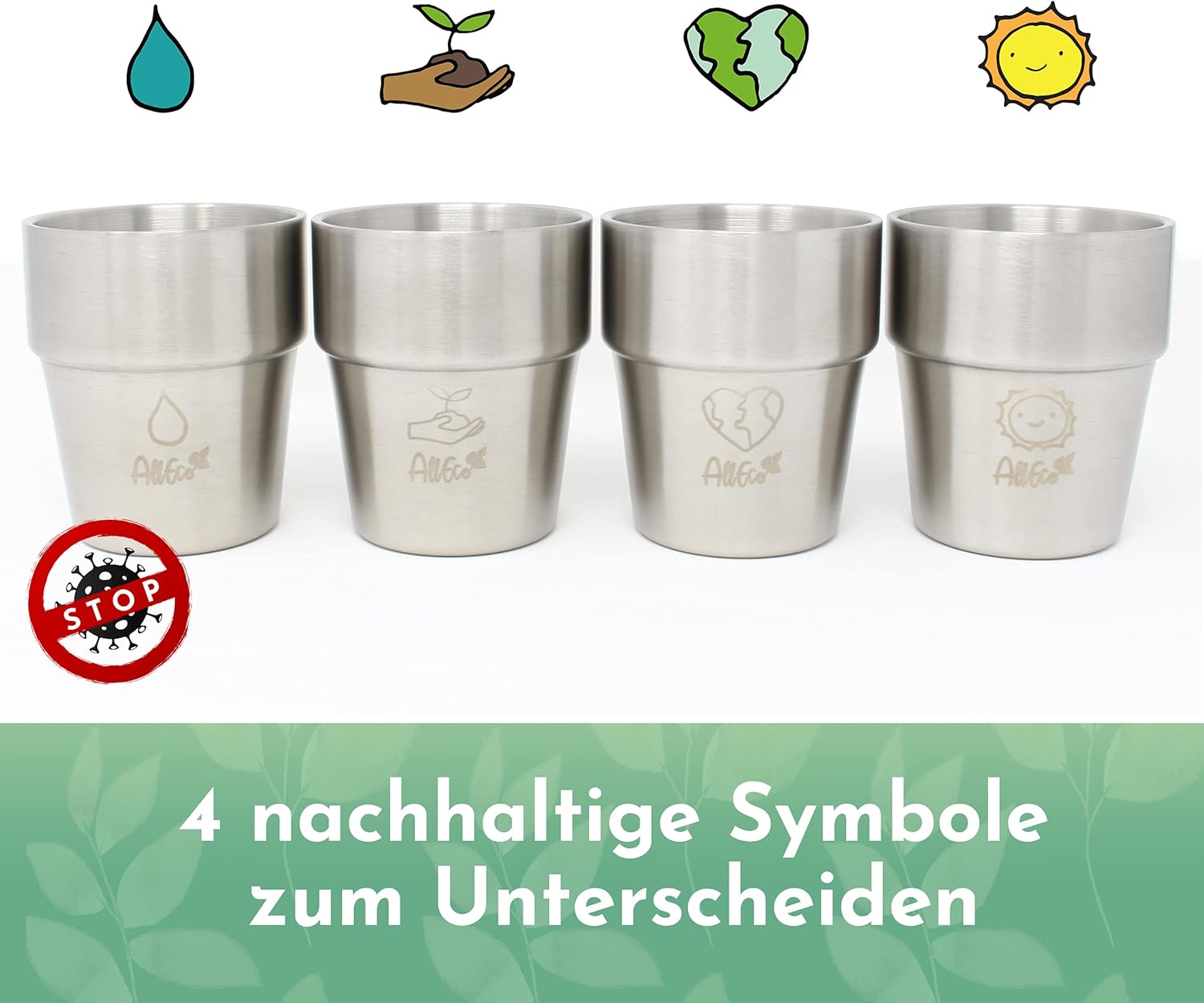 4 Sets of 300ml Sustainable Re - Outdoor Kid Friendly 评论和价格