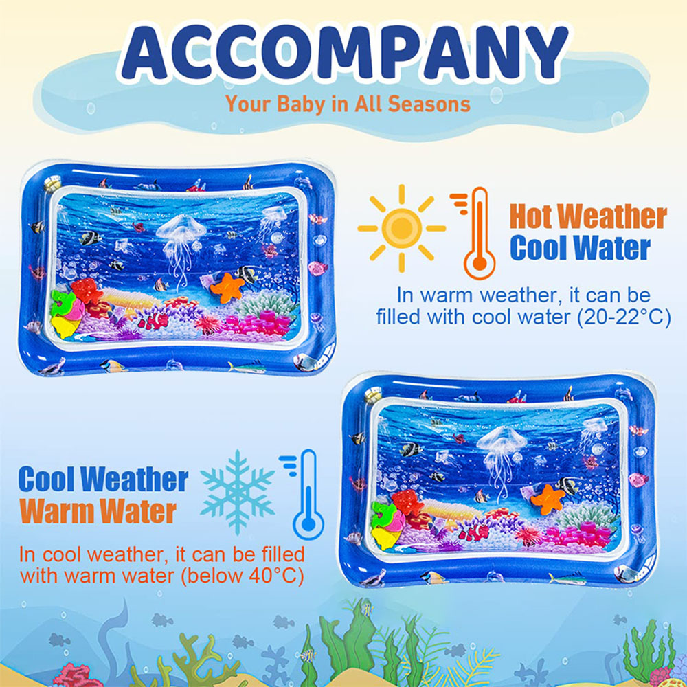 1pc Inflatable PVC Playing Mat - Kids Outdoor Water Play Table 评论和价格