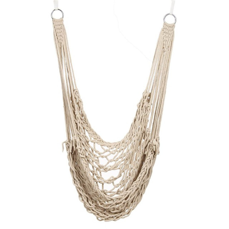 Nordic Style White Hammock Swi - Kids Outdoor Lawn Chair 评论和价格