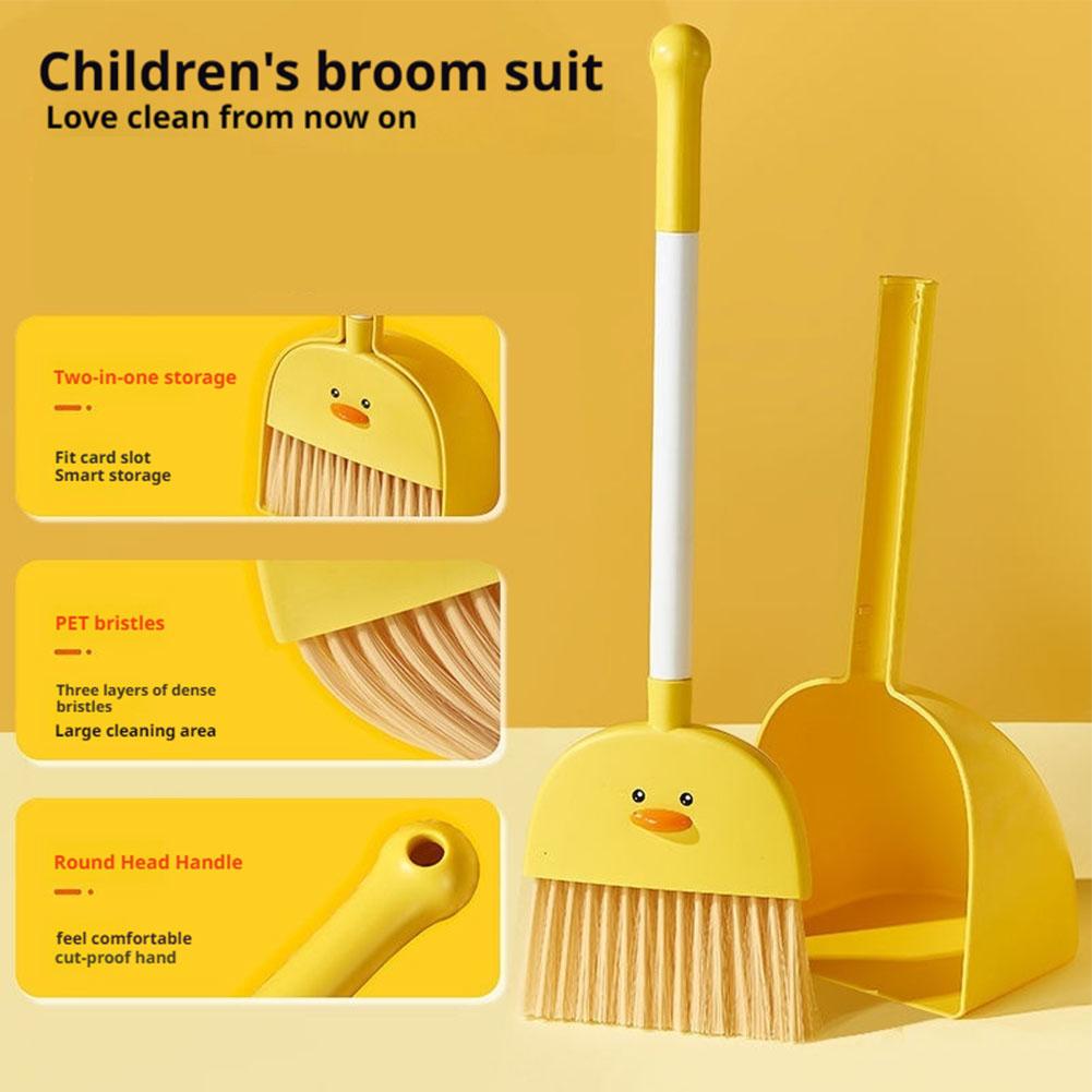 Mini Children Broom and Dustpa - Kids Outdoor Broom 评论和价格