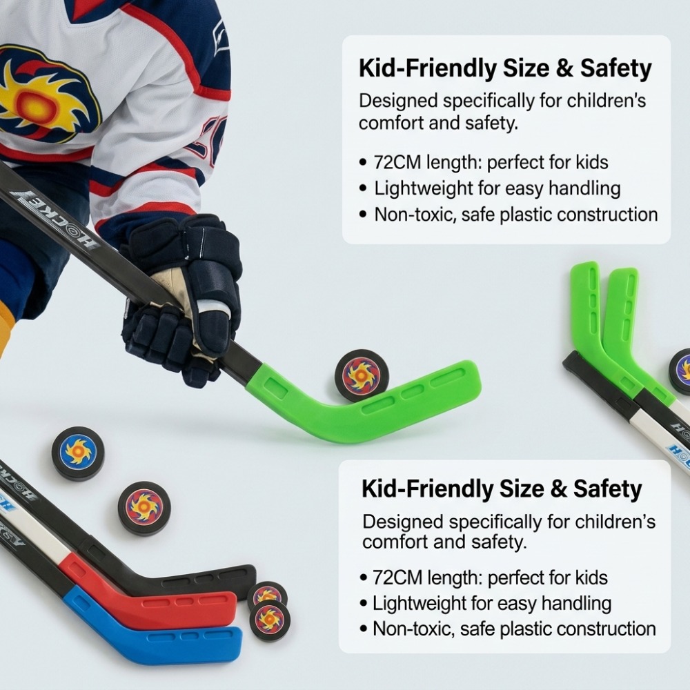 A Toy Hockey Pole Game For Kid - Kids Outdoor Hockey Sticks 评论和价格