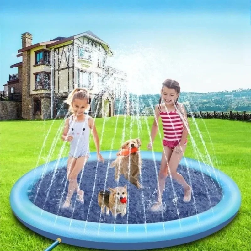 Heavy Duty Inflatable Dog Pool - Slip Slide Water Mat 评论和价格