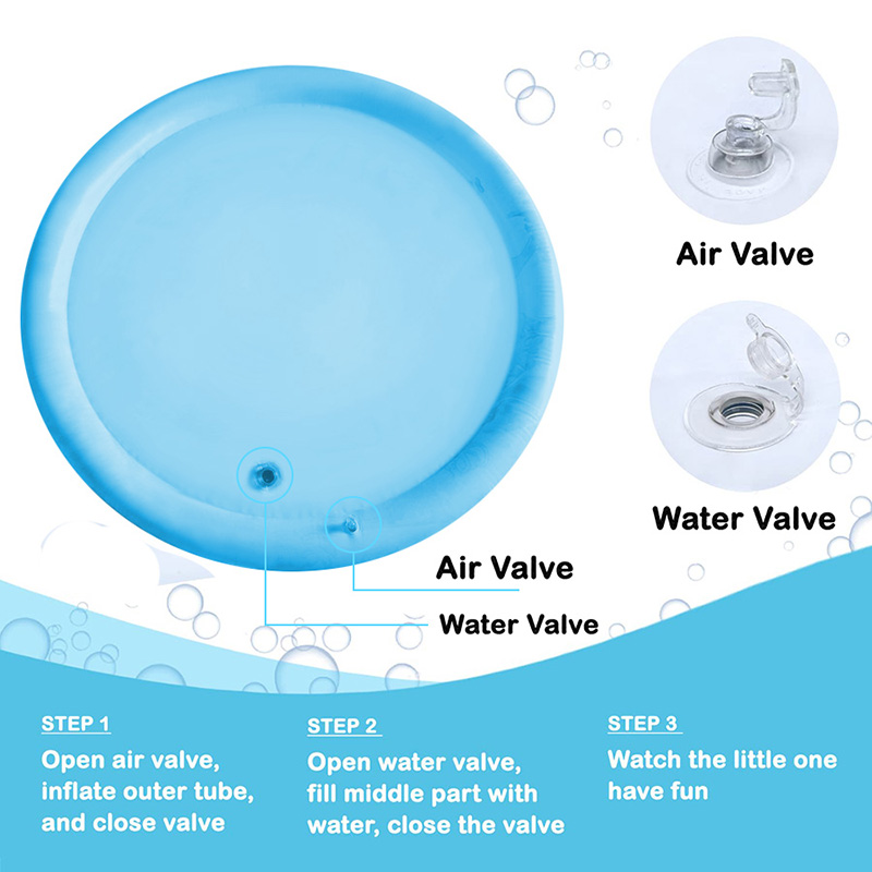 1pc 100cm Large Baby Playing W - Slip Slide Water Mat 评论和价格