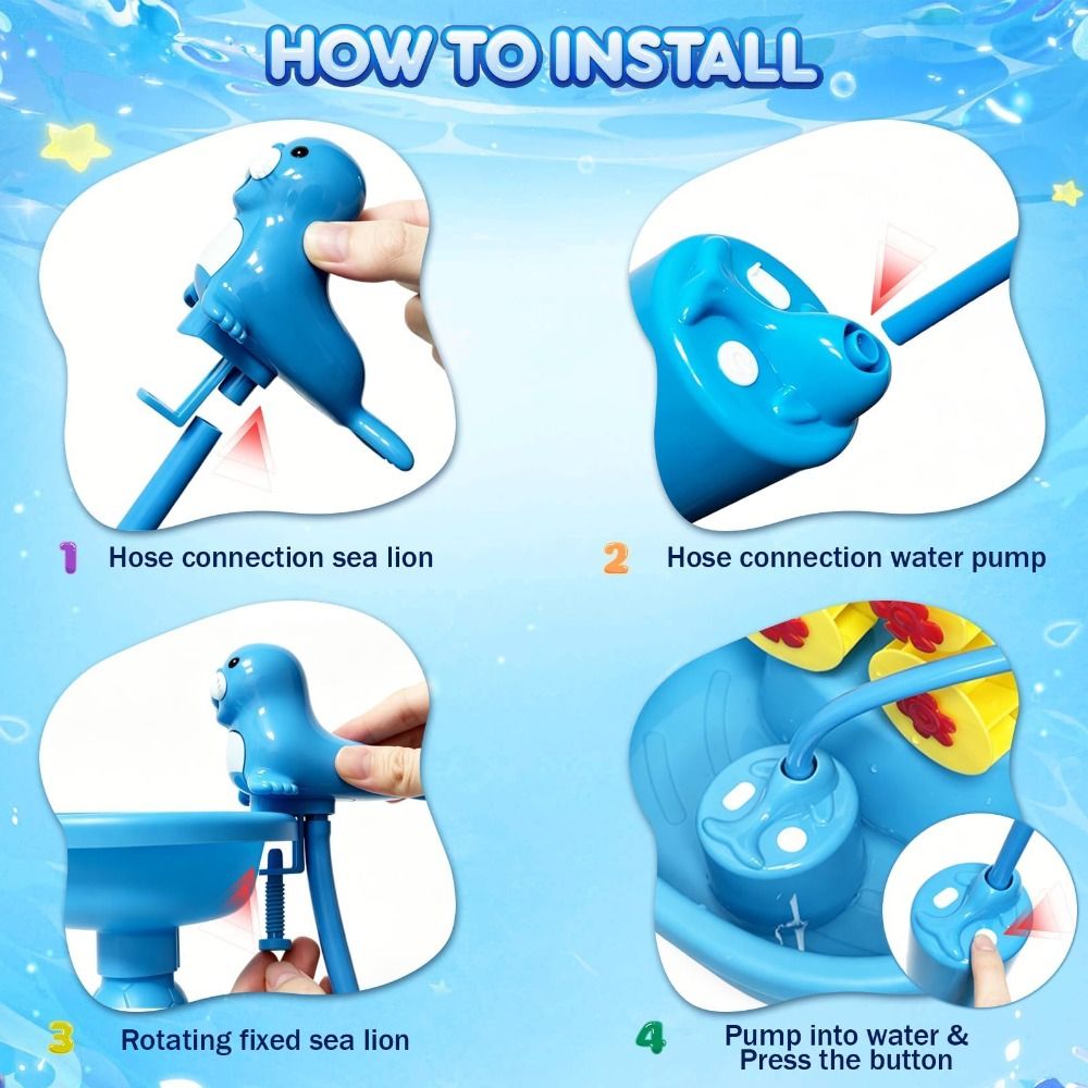 Portable No-Drill Kids Water T - Kids Outdoor Water Play Table 评论和价格