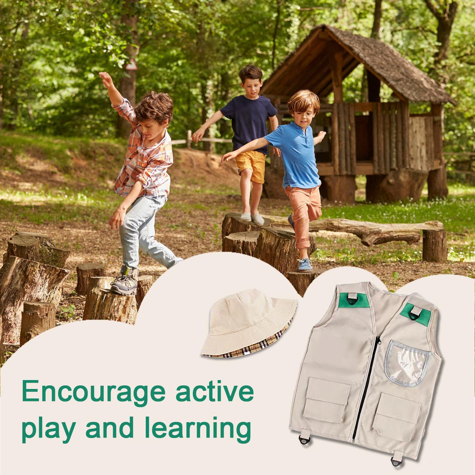 Kids Fishing Vest Washable Tod - Kids Outdoor Zoo 评论和价格