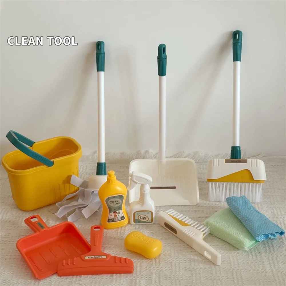 12pcs/set Kids Cleaning Set Ho - Kids Outdoor Broom 评论和价格