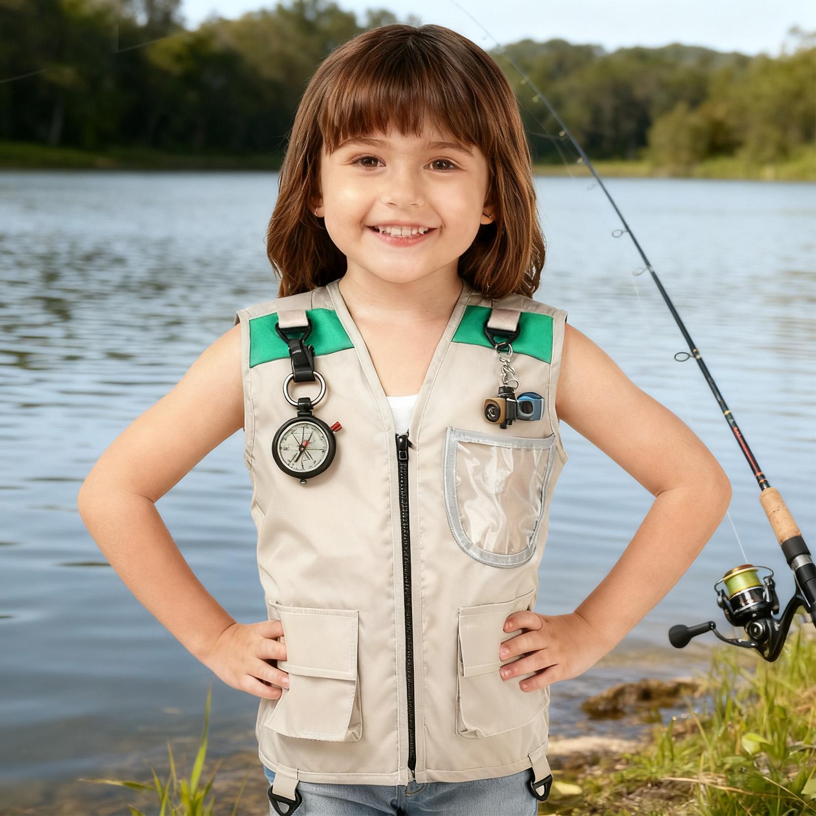 Kids Cargo Vest Sleeveless Cos - Kids Outdoor Zoo 评论和价格