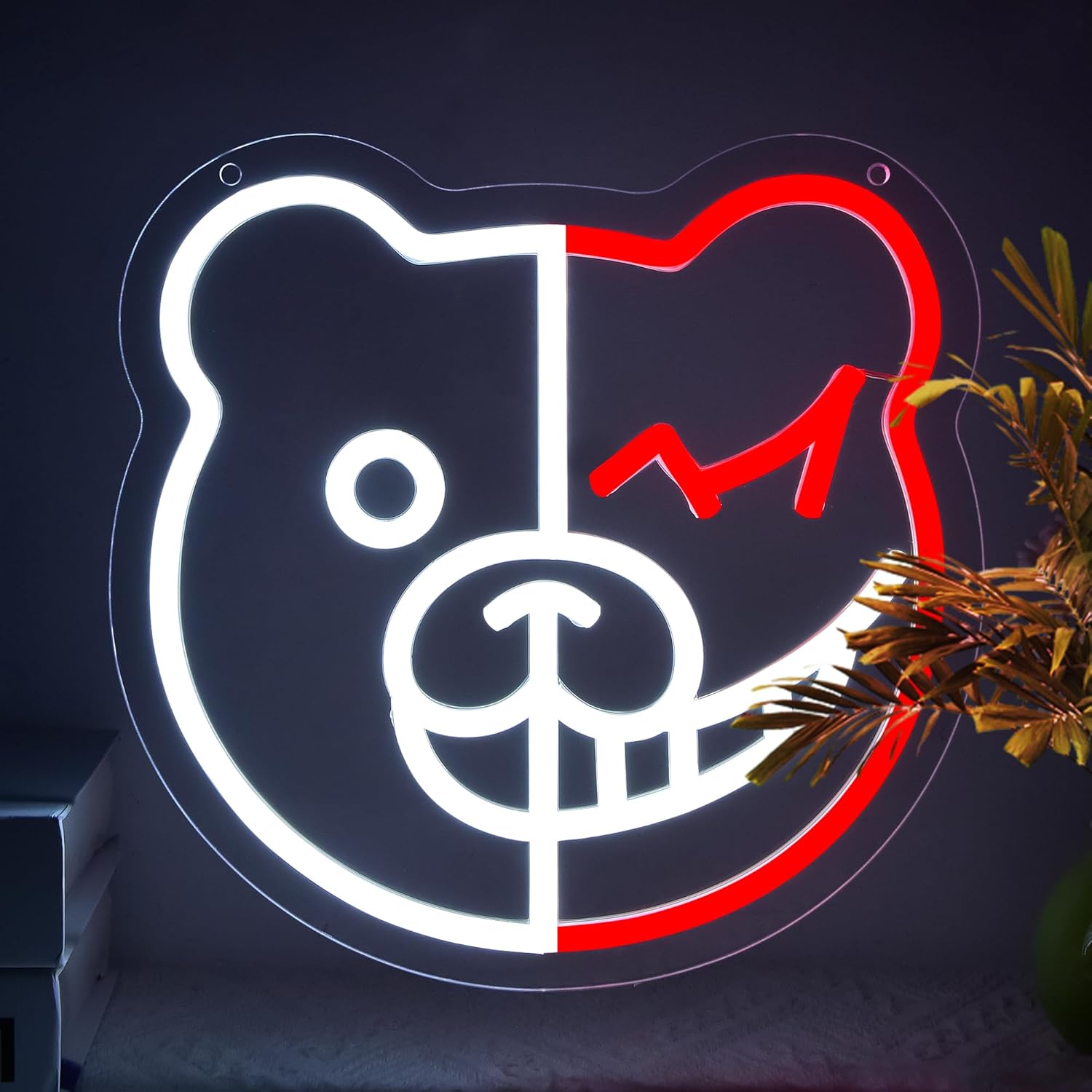 Bear Neon Sign Kids Room Decor - Kids Outdoor Zoo 评论和价格