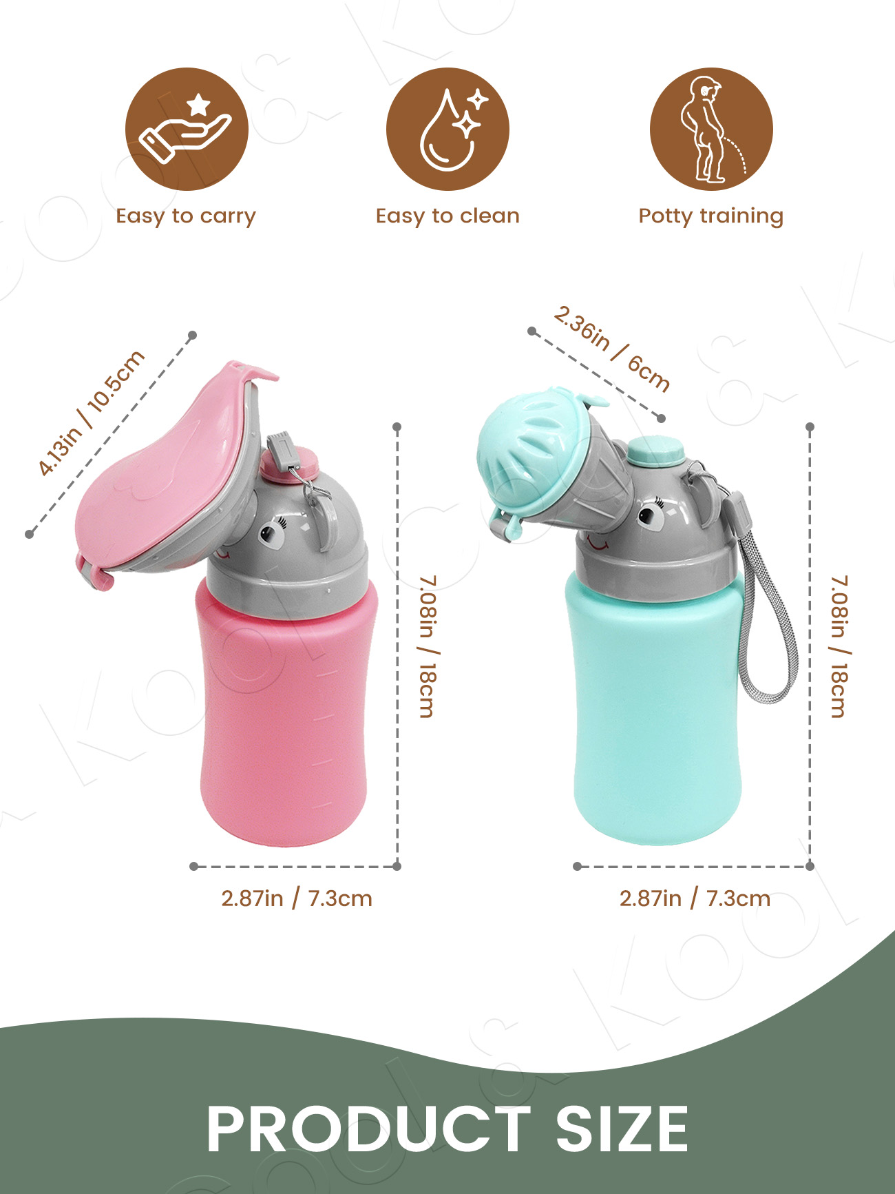 Portable Kids Travel Pee Bottl - Kids Outdoor Urinal 评论和价格